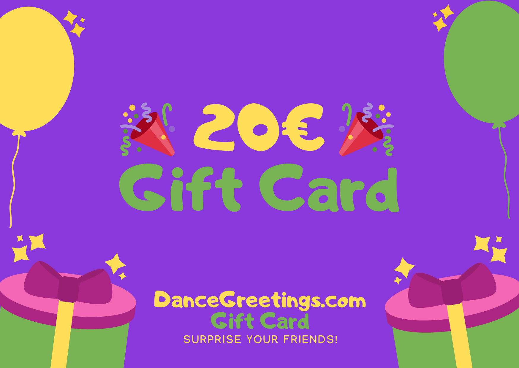 DanceGreetings Gift Card