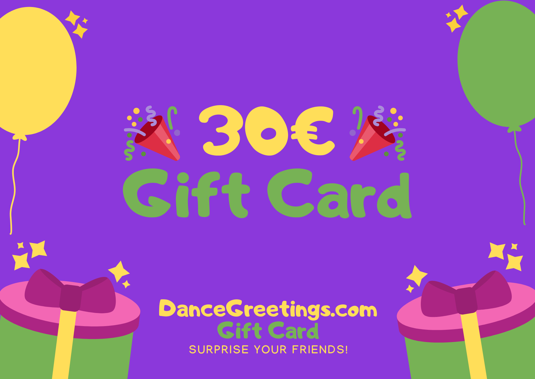 DanceGreetings Gift Card